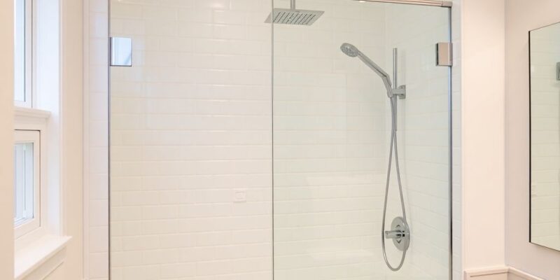 Modern bathroom shower renovation in Ottawa.